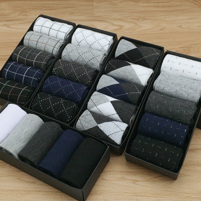 Носки набор Black Box высокие - в сетку (5 пар)
