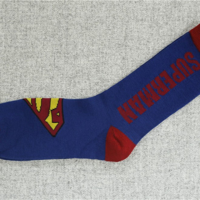 Носки Marvel - высокие - синие - Superman