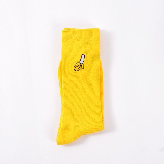Носки Mo Xiao - высокие - Банан - Желтые