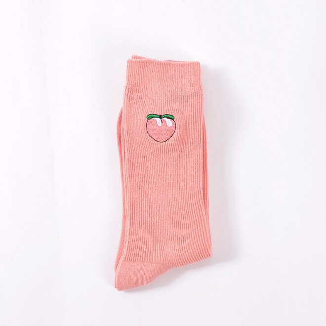 Носки Mo Xiao - высокие - Персик - розовые