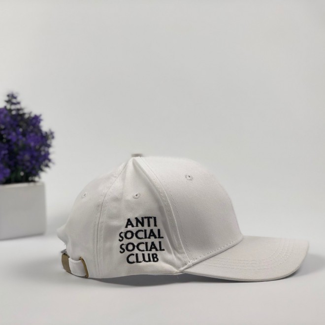Кепка бейсболка Anti Social Social Club ASSC (белая)