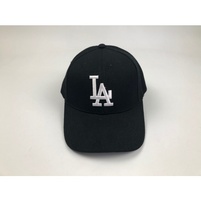 Кепка Los Angeles LA MLB - Черная с белым лого