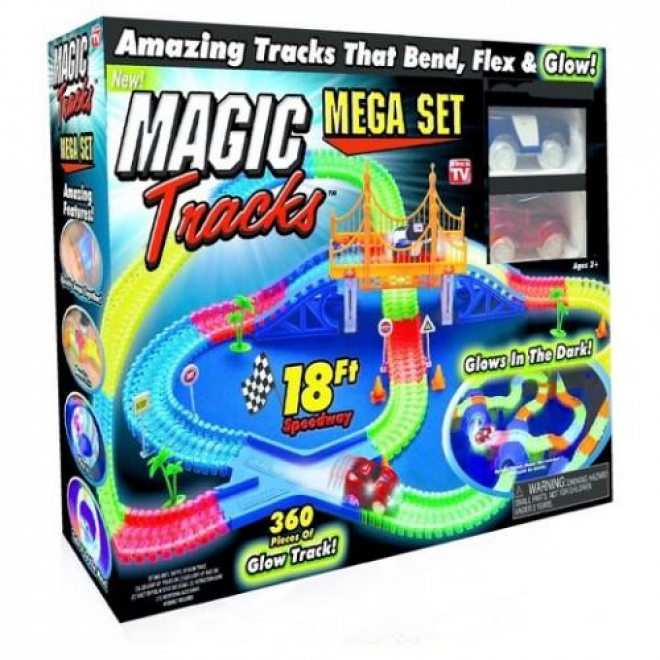 Детская игрушка Гоночная трасса Magic Tracks (360 деталей)