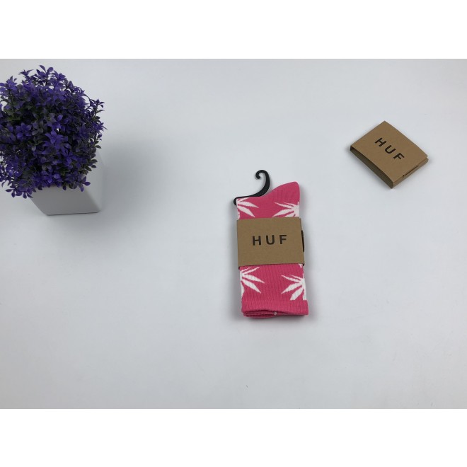 Носки HUF Plantilife - высокие - розовые (белый)